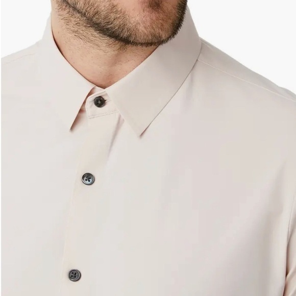 7 Diamonds American Me Slim Fit Short‎ Sleeve Button-Up Performance Shirt - Picture 4 of 12